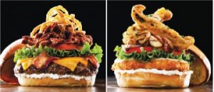 经典型的美式汉堡