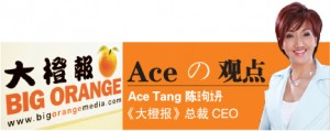 Ace の 观点 Ace Tang 陈日句女丹 《大橙报》总裁 CEO 高效能领导的习惯