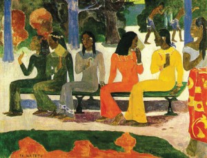 世界名画系列 为画坛注入革新观念 高更（Paul Gauguin） 独创综合主义绘画风格