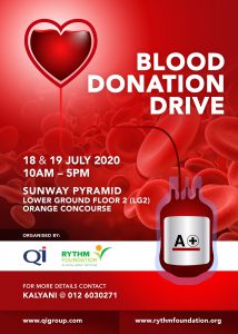 QI-RYTHM Blood Donation Drive 2020