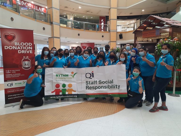 QI staff-Blood Donation Drive July 2020
