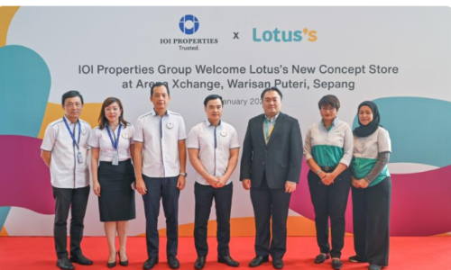 IOI产业集团的ARENA Xchange商业项目迎来Lotus’s超市新概念店